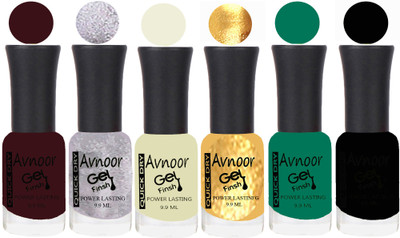 

Avnoor Trending Velvet Matte Nail Polish Combo 1952 Multicolor(Pack of 6)