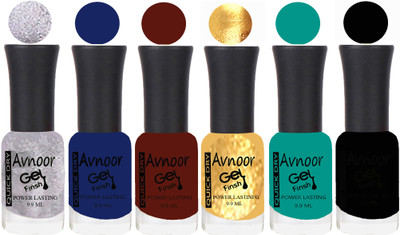 

Avnoor Trending Velvet Matte Nail Polish Combo 1931 Multicolor(Pack of 6)
