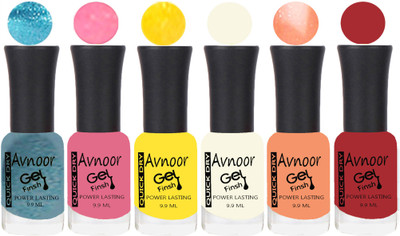 

Avnoor Trending Velvet Matte Nail Polish Combo 1946 Multicolor(Pack of 6)