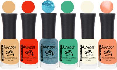 

Avnoor Trending Velvet Matte Nail Polish Combo 1987 Multicolor(Pack of 6)