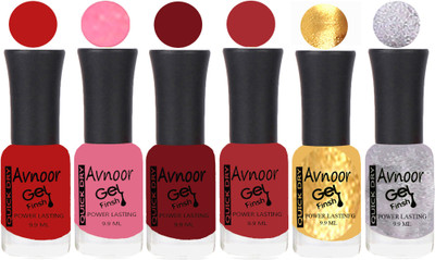 

Avnoor Trending Velvet Matte Nail Polish Combo 1967 Multicolor(Pack of 6)