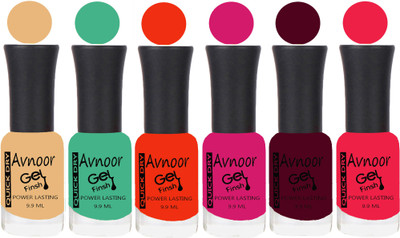 

Avnoor Trending Velvet Matte Nail Polish Combo 1957 Multicolor(Pack of 6)