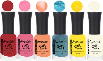 

Avnoor Trending Velvet Matte Nail Polish Combo 1948 Multicolor(Pack of 6)