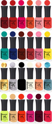 

Avnoor Trending Velvet Matte Nail Polish Combo 1994 Multicolor(Pack of 24)
