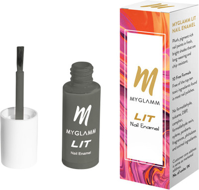 

MyGlamm LIT Nail Enamel Grounded
