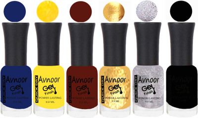 

Avnoor Trending Velvet Matte Nail Polish Combo 1973 Multicolor(Pack of 6)
