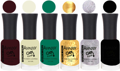 

Avnoor Trending Velvet Matte Nail Polish Combo 1950 Multicolor(Pack of 6)