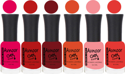

Avnoor Trending Velvet Matte Nail Polish Combo 1921 Multicolor(Pack of 6)