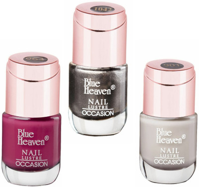 Blue Heaven NAIL POLISH OCCASION WHITE(Pack of 3)
