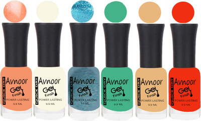 

Avnoor Trending Velvet Matte Nail Polish Combo 1981 Multicolor(Pack of 6)