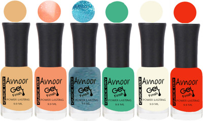 

Avnoor Trending Velvet Matte Nail Polish Combo 1984 Multicolor(Pack of 6)