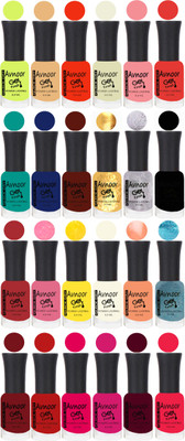 

Avnoor Trending Velvet Matte Nail Polish Combo 1998 Multicolor(Pack of 24)