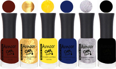 

Avnoor Trending Velvet Matte Nail Polish Combo 1978 Multicolor(Pack of 6)