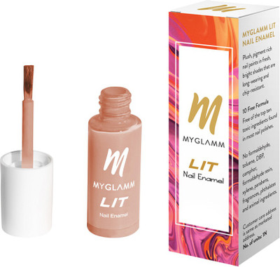 

MyGlamm LIT Nail Enamel Commando