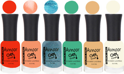 

Avnoor Trending Velvet Matte Nail Polish Combo 1985 Multicolor(Pack of 6)