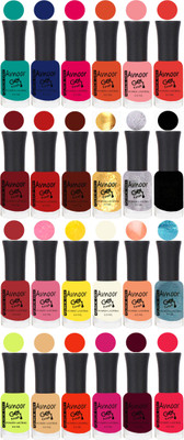 

Avnoor Trending Velvet Matte Nail Polish Combo 1989 Multicolor(Pack of 24)