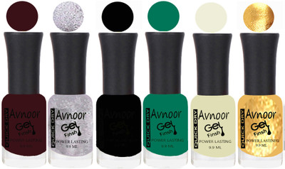 

Avnoor Trending Velvet Matte Nail Polish Combo 1955 Multicolor(Pack of 6)