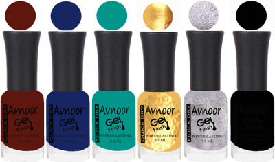 

Avnoor Trending Velvet Matte Nail Polish Combo 1929 Multicolor(Pack of 6)