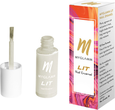 

MyGlamm LIT Nail Enamel Groundwork