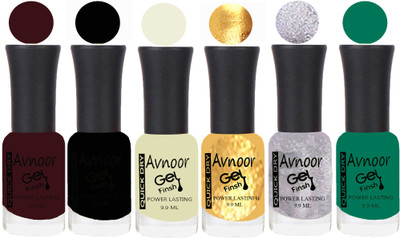 

Avnoor Trending Velvet Matte Nail Polish Combo 1953 Multicolor(Pack of 6)