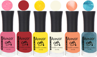 

Avnoor Trending Velvet Matte Nail Polish Combo 1942 Multicolor(Pack of 6)