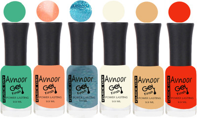 

Avnoor Trending Velvet Matte Nail Polish Combo 1983 Multicolor(Pack of 6)