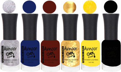 

Avnoor Trending Velvet Matte Nail Polish Combo 1976 Multicolor(Pack of 6)
