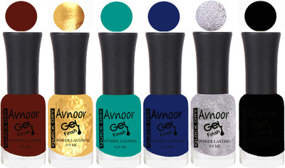 

Avnoor Trending Velvet Matte Nail Polish Combo 1933 Multicolor(Pack of 6)