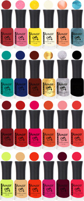 

Avnoor Trending Velvet Matte Nail Polish Combo 2008 Multicolor(Pack of 24)