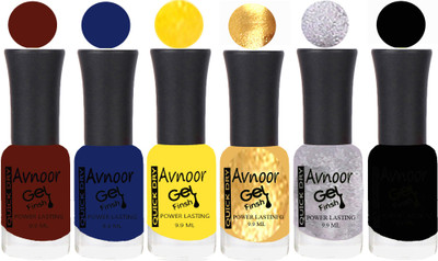 

Avnoor Trending Velvet Matte Nail Polish Combo 1974 Multicolor(Pack of 6)