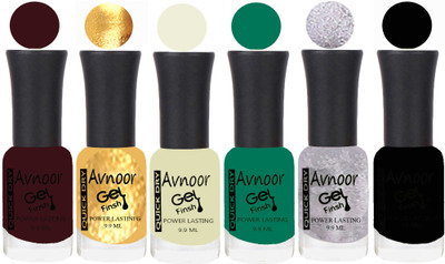 

Avnoor Trending Velvet Matte Nail Polish Combo 1951 Multicolor(Pack of 6)