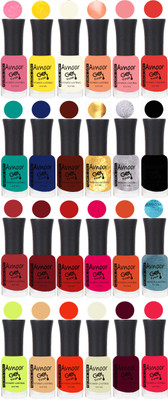 

Avnoor Trending Velvet Matte Nail Polish Combo 2005 Multicolor(Pack of 24)