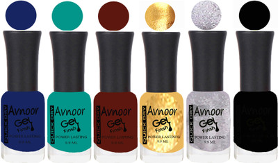 

Avnoor Trending Velvet Matte Nail Polish Combo 1928 Multicolor(Pack of 6)