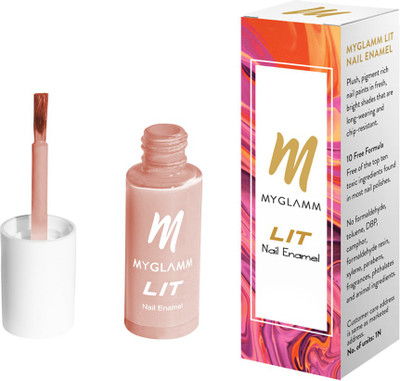 

MyGlamm LIT Nail Enamel Low Key