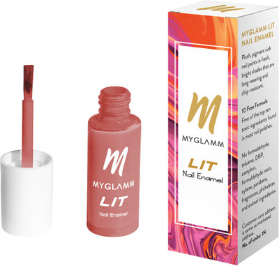 

MyGlamm LIT Nail Enamel Morning After