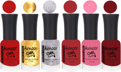 

Avnoor Trending Velvet Matte Nail Polish Combo 1971 Multicolor(Pack of 6)