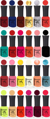 

Avnoor Trending Velvet Matte Nail Polish Combo 2001 Multicolor(Pack of 24)
