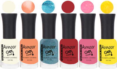 

Avnoor Trending Velvet Matte Nail Polish Combo 1947 Multicolor(Pack of 6)