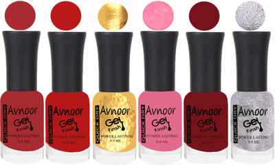 

Avnoor Trending Velvet Matte Nail Polish Combo 1970 Multicolor(Pack of 6)