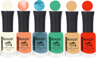 

Avnoor Trending Velvet Matte Nail Polish Combo 1988 Multicolor(Pack of 6)