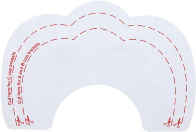 

D-MakeOver Women's Instant Breast Lift Invisible Tape Bra Uplift Push Up StickeR (Transparent, Free Size) -10 Pieces Nursing Breast Pad(Pack of 10)