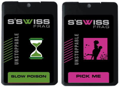 

S'SWISS pack 2 SLOW POISON AND PICK ME UNSTOPPABLE Perfume - 40 ml(For Men & Women)