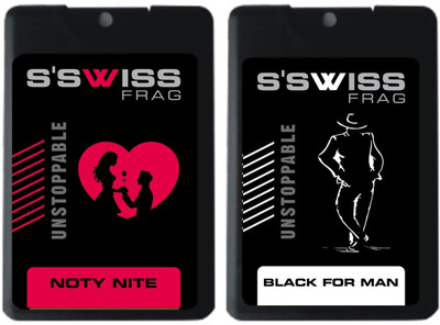 

S'SWISS NOTY NITE AND BLACK FOR MAN UNSTOPPABLE Perfume - 40 ml(For Men & Women)