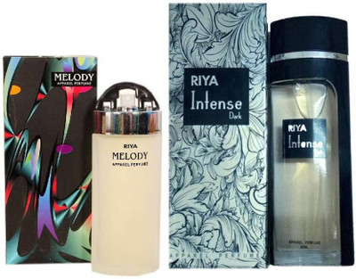 

Riya INTENSE DARK PERFUME 80 ML + BLACK MELODY PERFUME 30 ML Eau de Perfume - 80 ml(For Men & Women)