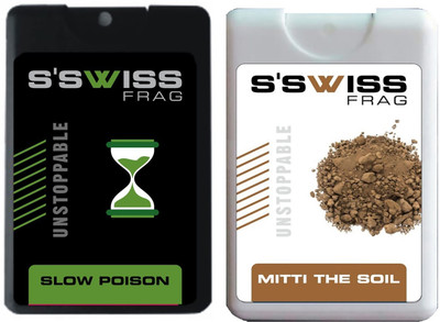 

S'SWISS pack 2 SLOW POISON AND MITTI THE SOIL UNSTOPPABLE Perfume - 40 ml(For Men & Women)