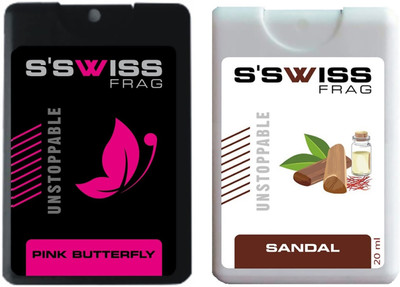

S'SWISS PINK BUTTERFLY AND SANDAL UNSTOPPABLE Perfume - 40 ml(For Men & Women)
