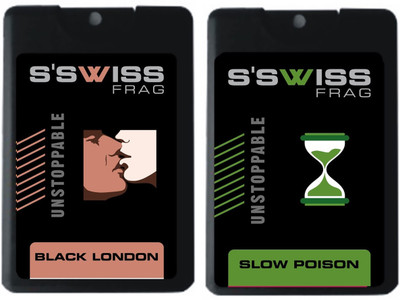 

S'SWISS BLACK LONDON AND SLOW POISON UNSTOPPABLE Perfume - 40 ml(For Men & Women)