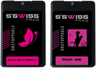 

S'SWISS PINK BUTTERFLY AND PICK ME UNSTOPPABLE Perfume - 40 ml(For Men & Women)