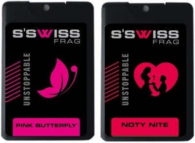 

S'SWISS PINK BUTTERFLY AND NOTY NITE UNSTOPPABLE Perfume - 40 ml(For Men & Women)