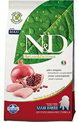 

Farmina Natural and Delicious, Chicken and Pomegranate Puppy Maxi Dog Food 12 kg Dry Dog Food